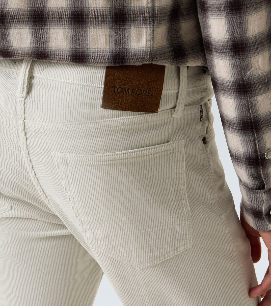 Cotton corduroy slim pants | Tom Ford