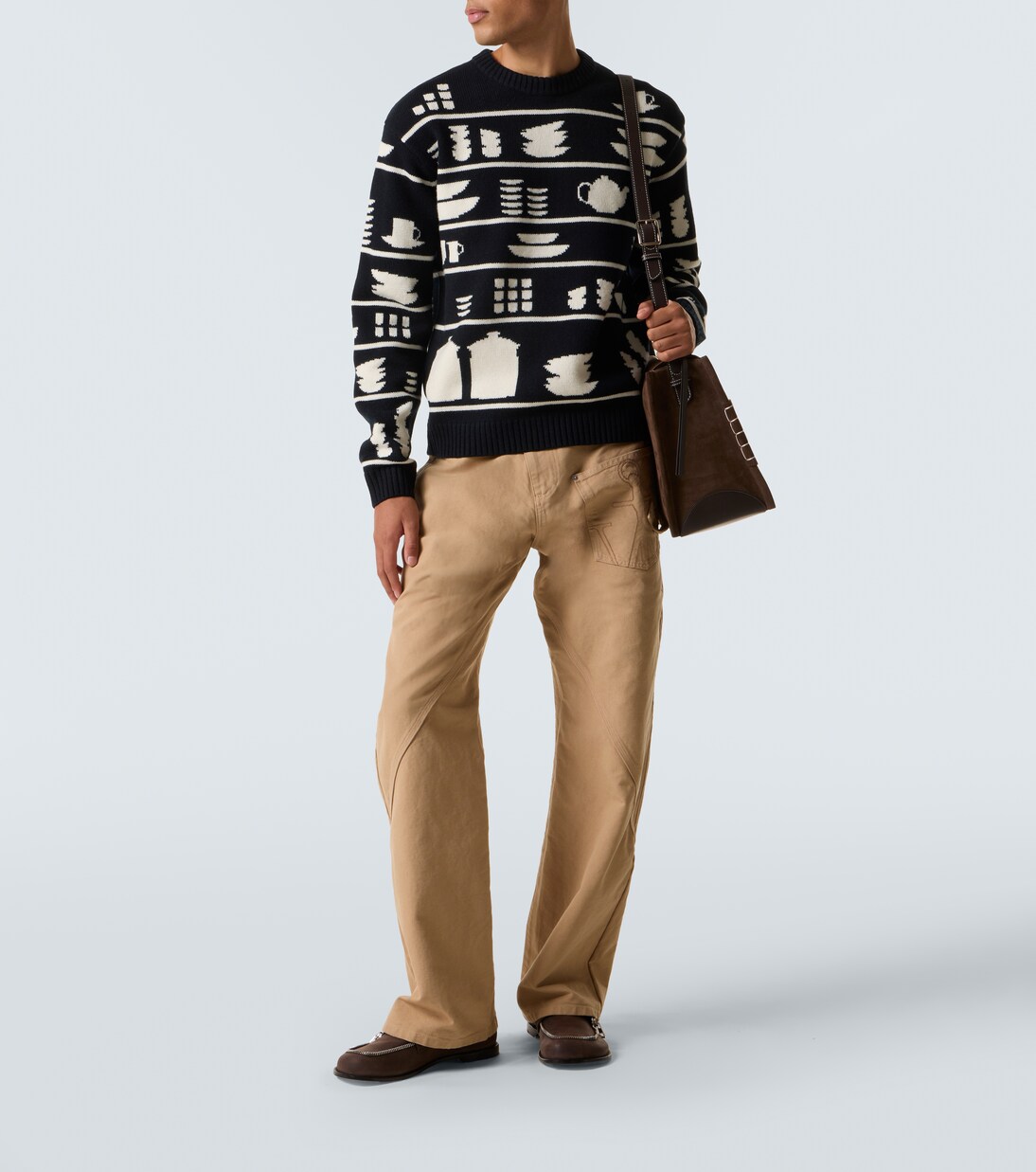 Jacquard wool sweater | JW Anderson
