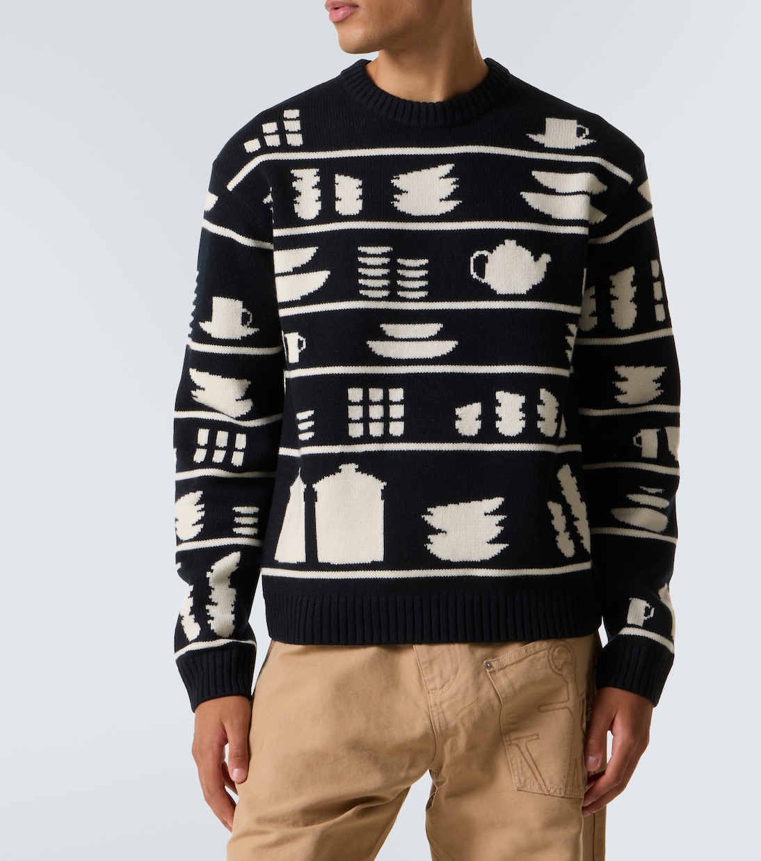 Jacquard wool sweater | JW Anderson