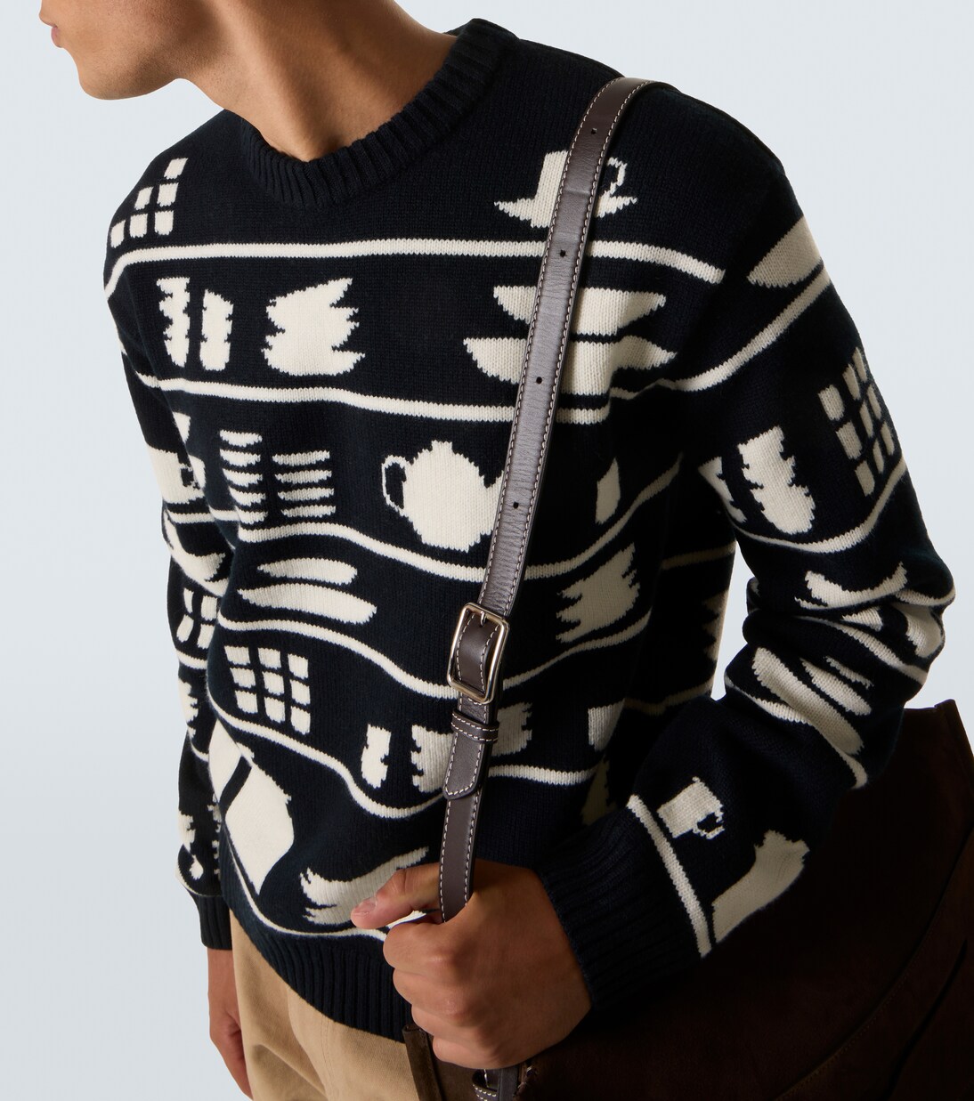 Jacquard wool sweater | JW Anderson