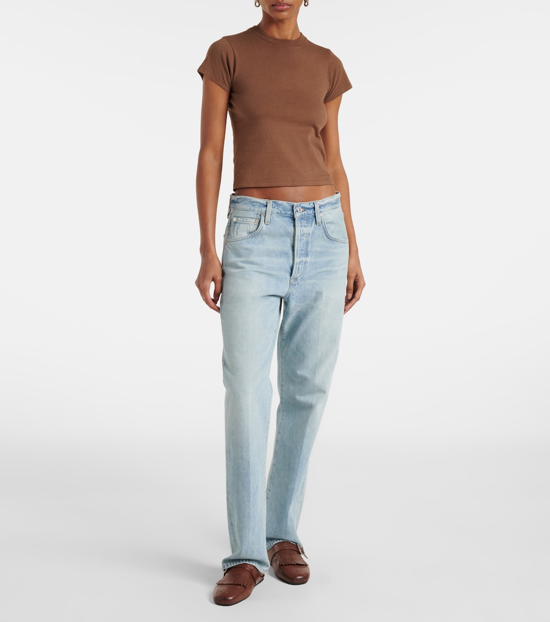 High-Rise Straight Jeans Baretta | Citizens of Humanity