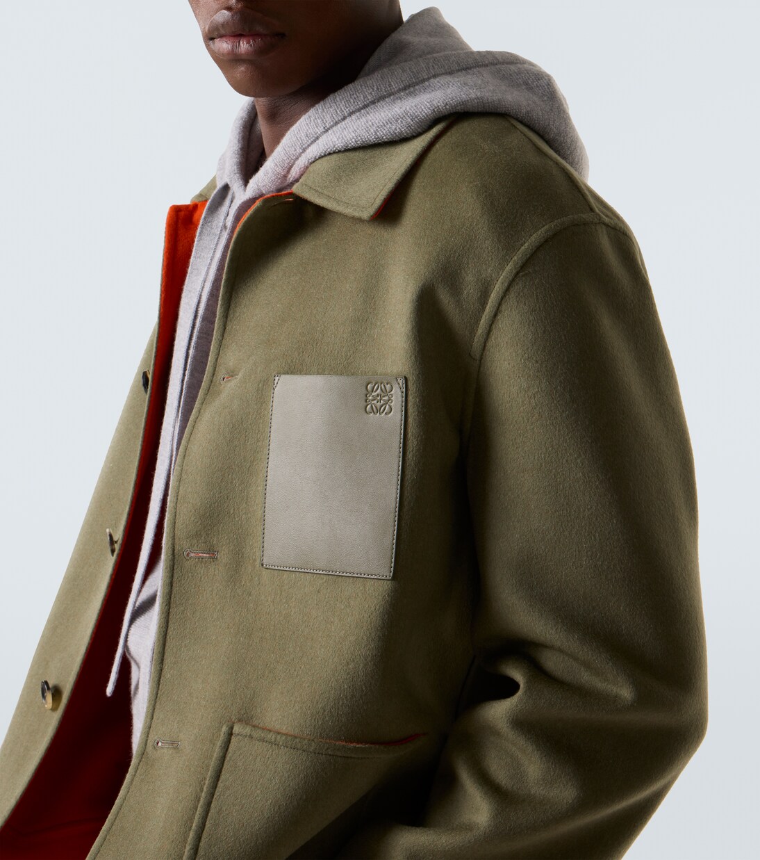 Anagram wool and cashmere jacket | Loewe