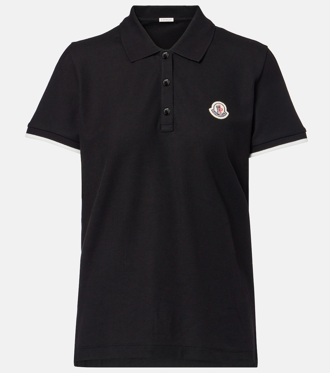 Logo cotton polo shirt | Moncler