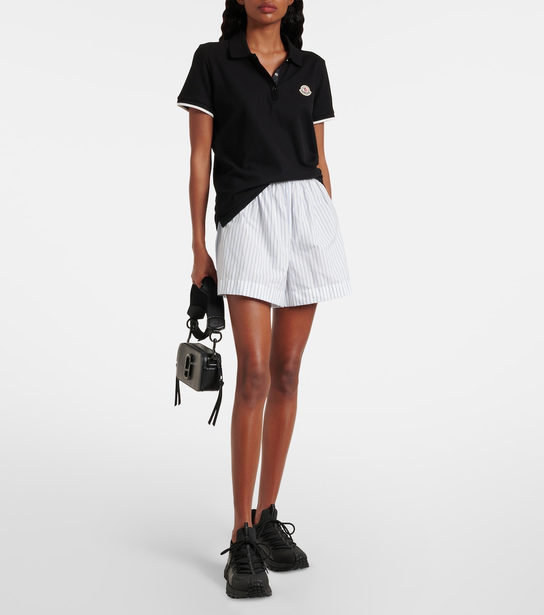 Logo cotton polo shirt | Moncler