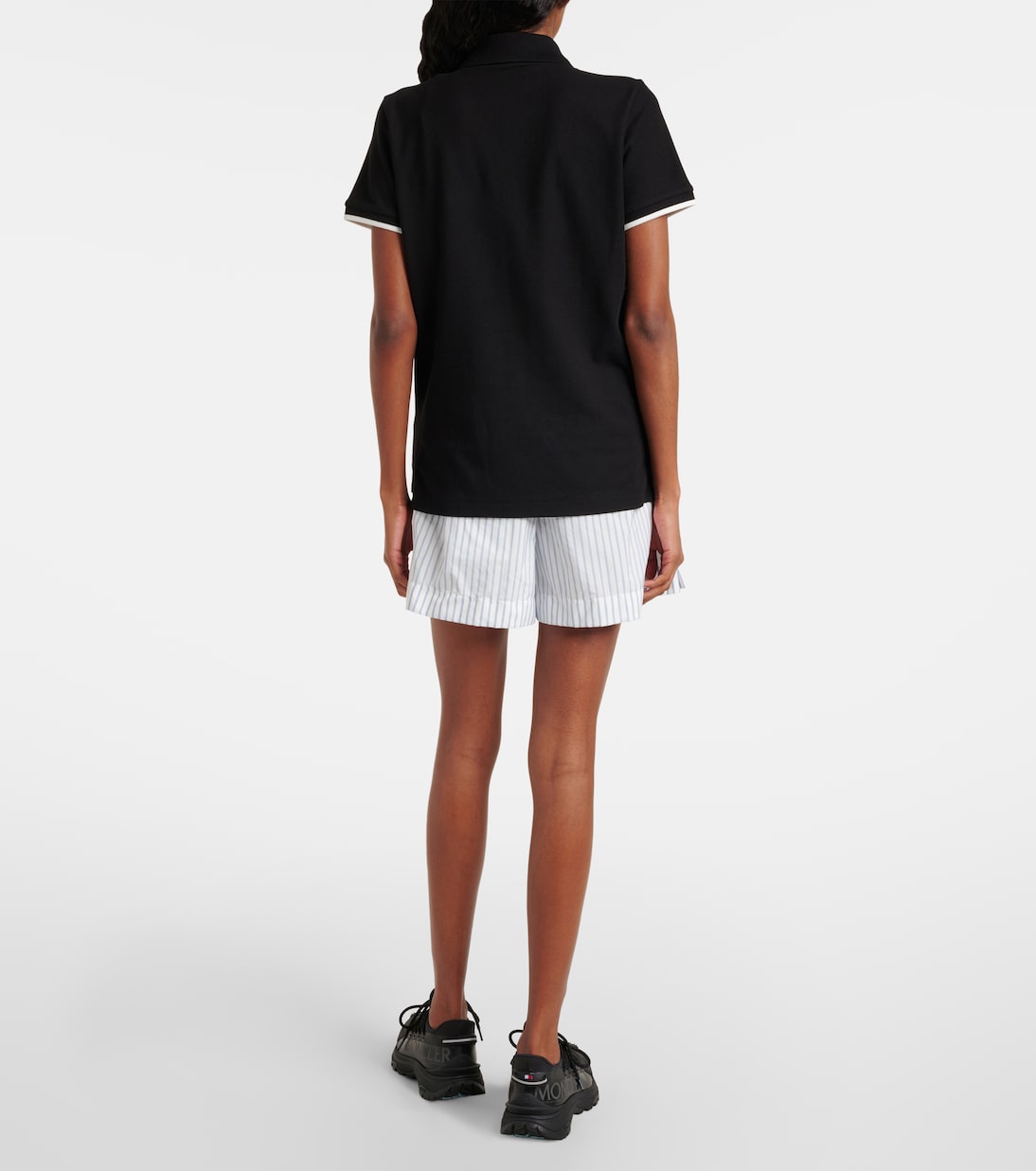 Logo cotton polo shirt | Moncler
