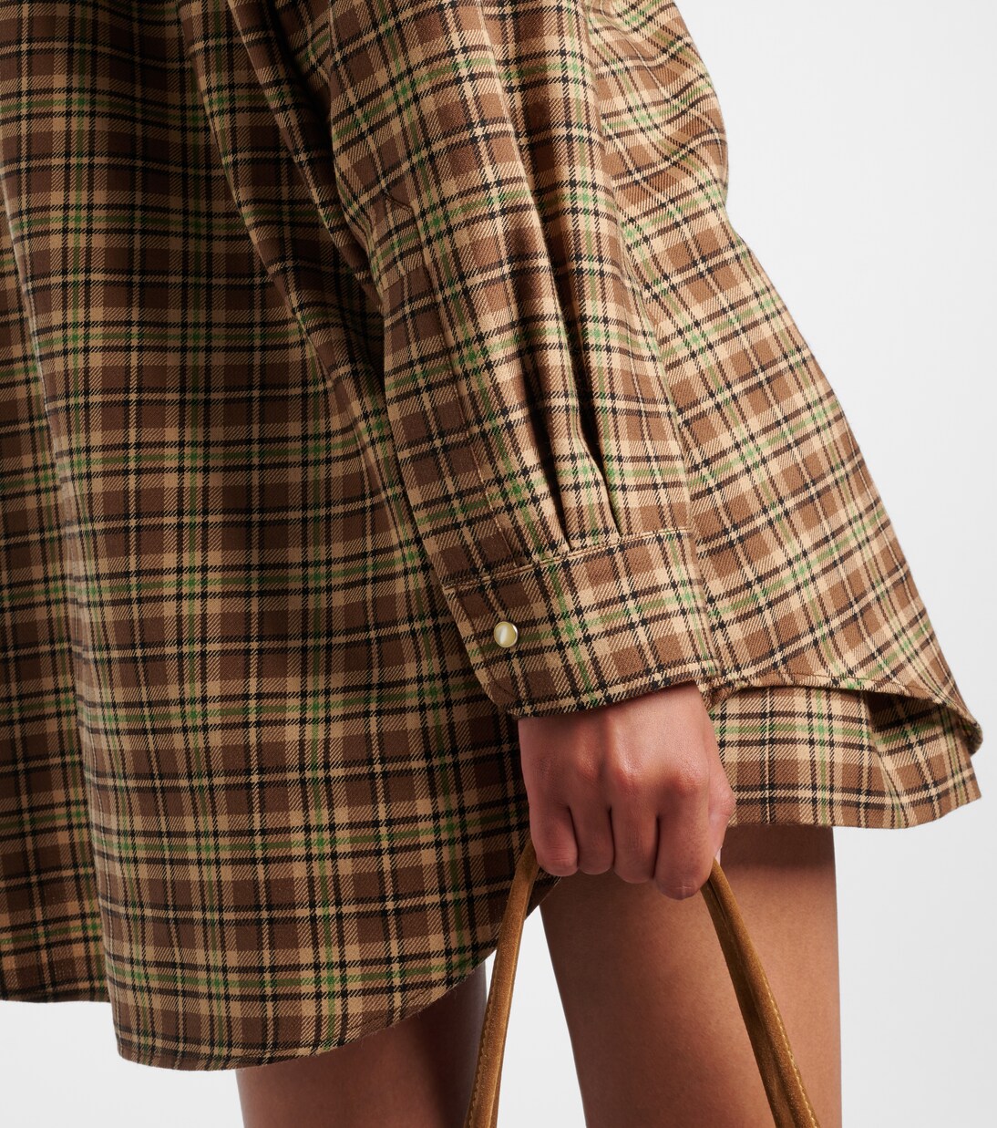 Oversize-Hemd aus Schurwolle | Miu Miu