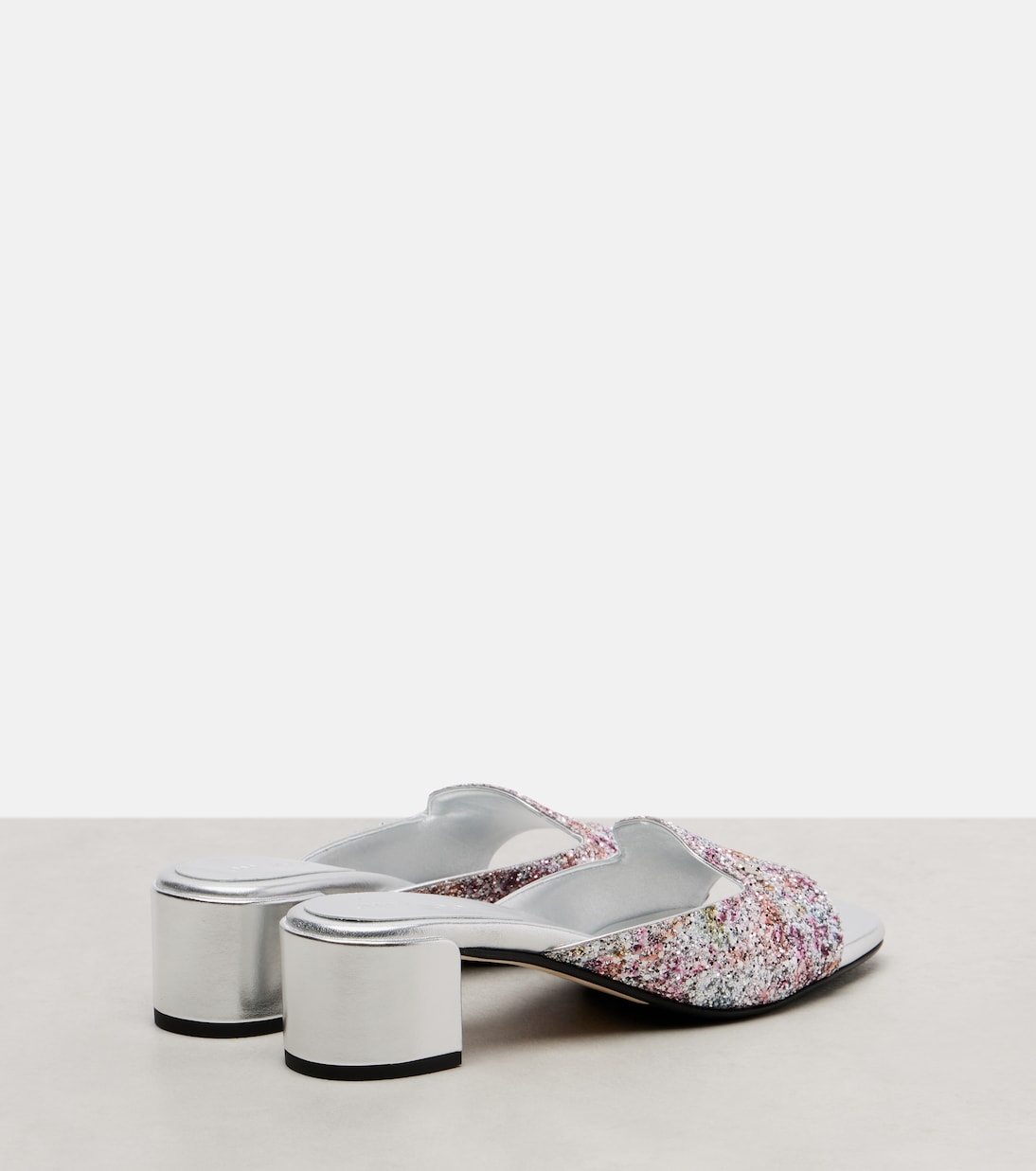 Dina 45 glitter mules | Jimmy Choo
