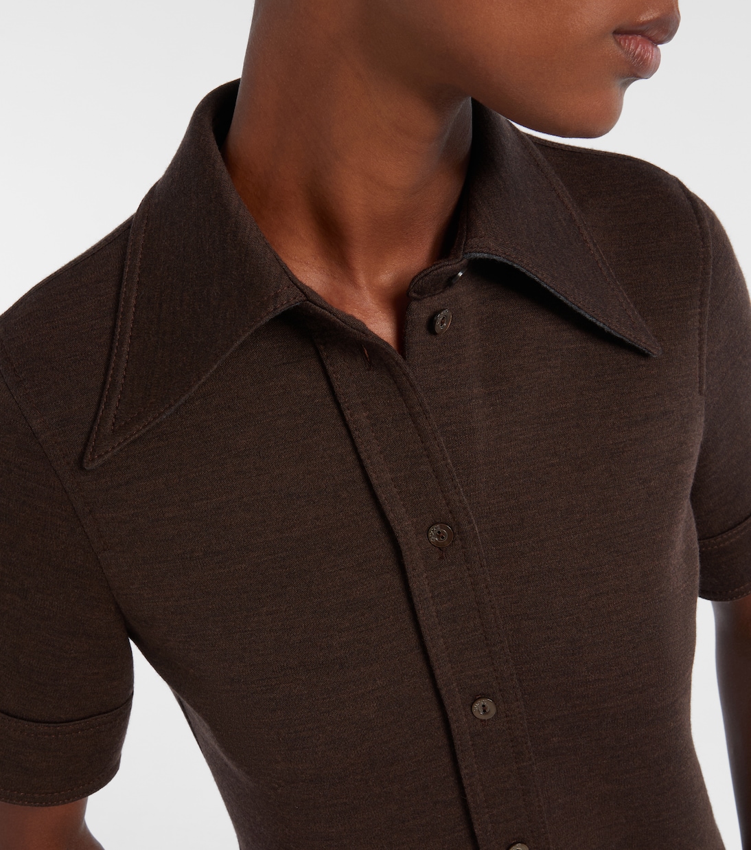 Wool and cotton-blend shirt | Gucci