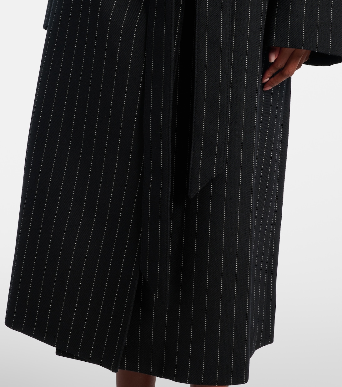 Olyx pinstriped wool coat | Acne Studios