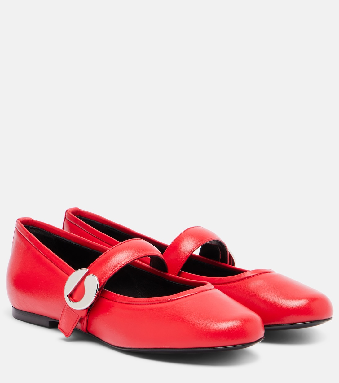 Mary-Jane-Ballerinas aus Leder | Coperni