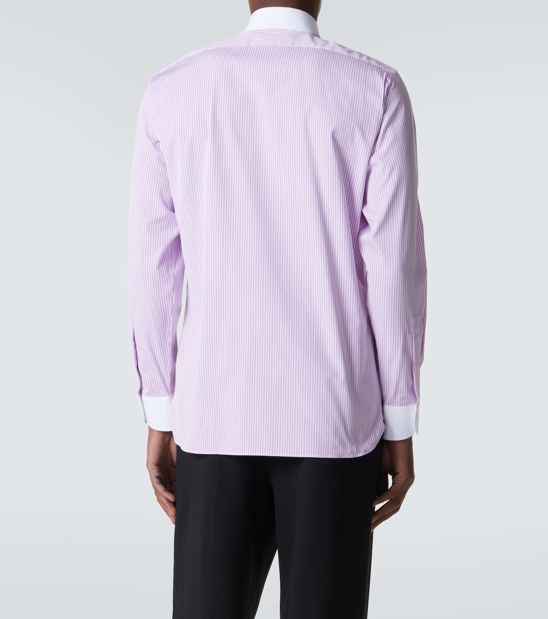 Camisa de popelín de algodón a rayas | Tom Ford