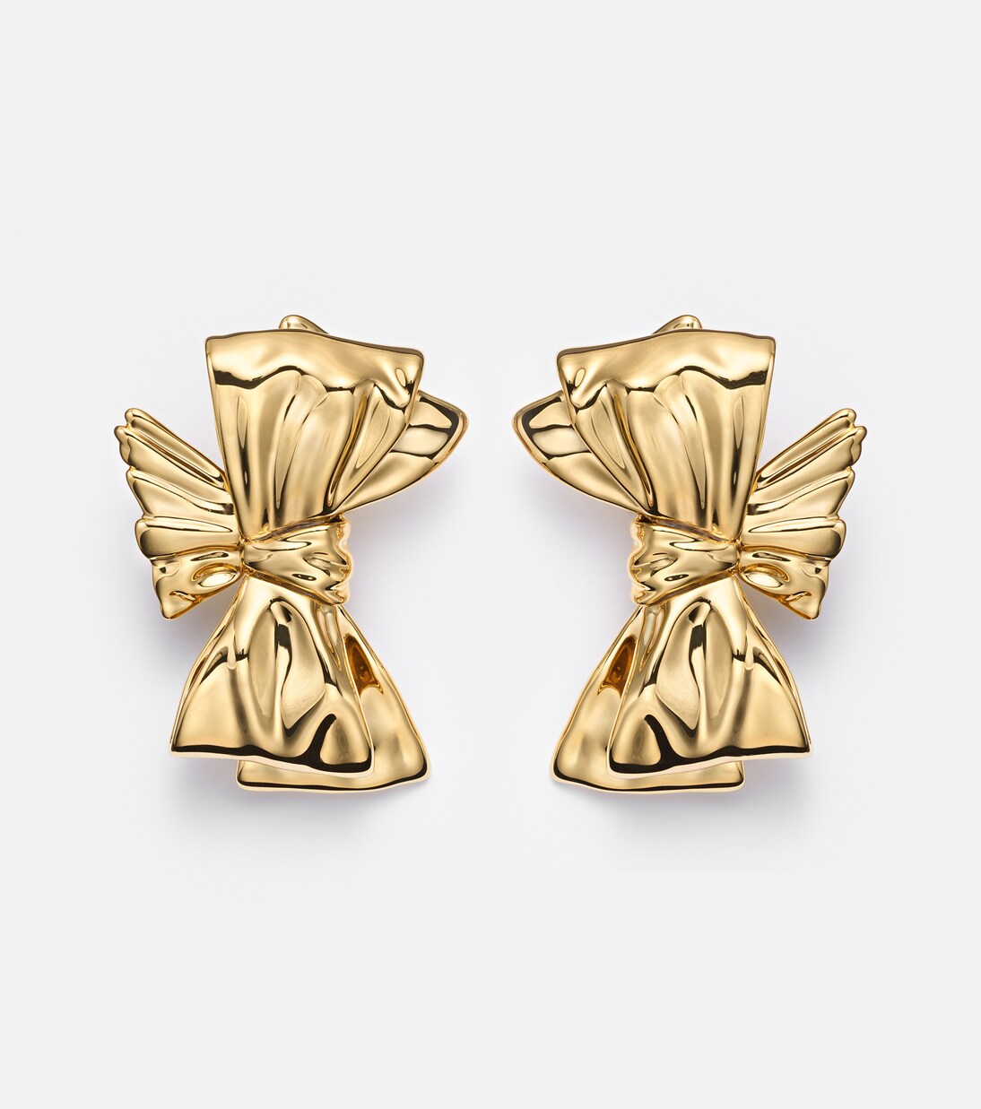 Bow gold-plated earrings | Jennifer Fisher