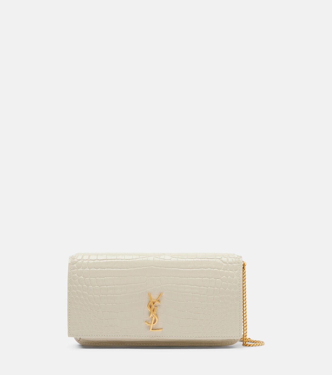 Cassandre Mini leather phone pouch | Saint Laurent