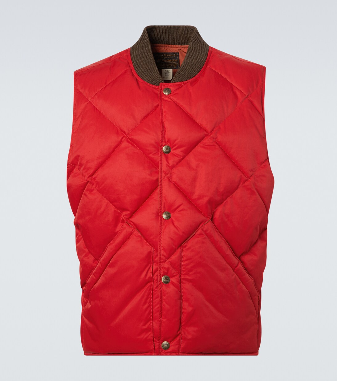 Quilted twill vest | RRL