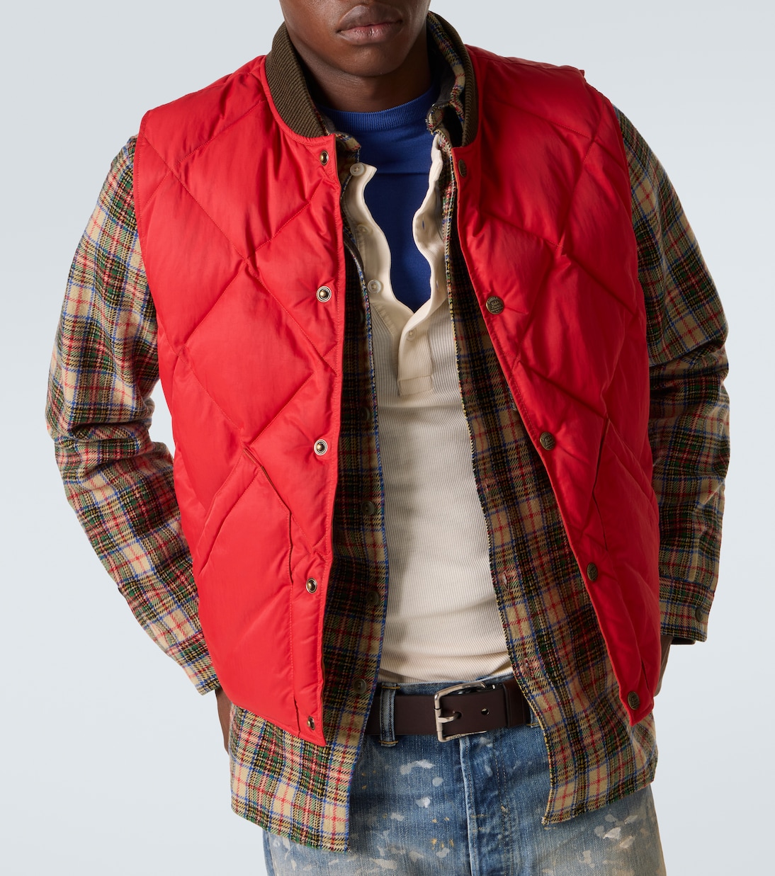 Quilted twill vest | RRL