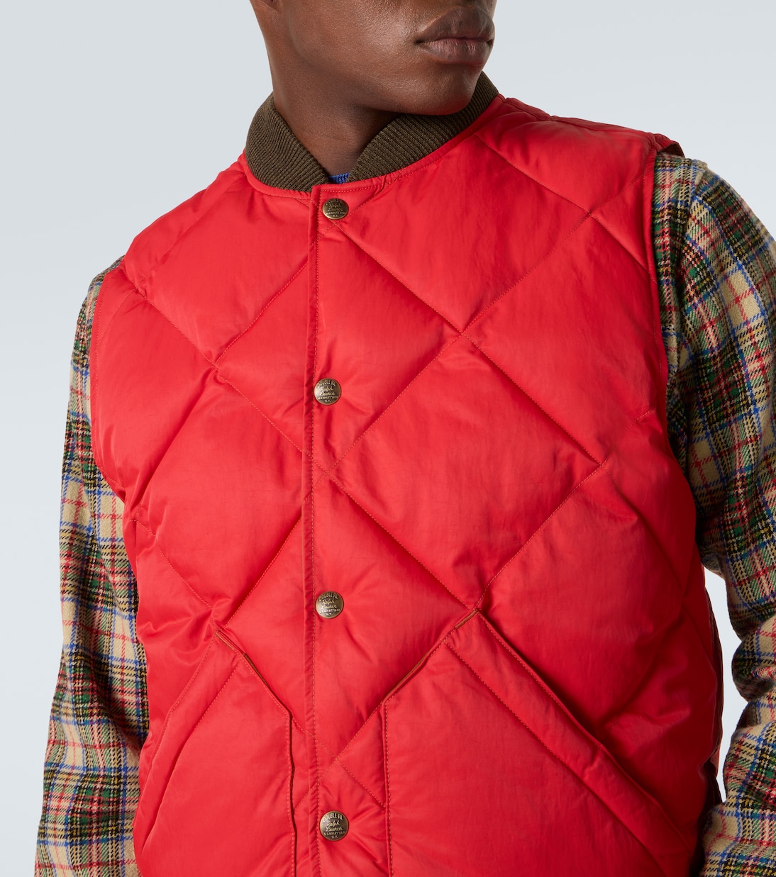 Quilted twill vest | RRL