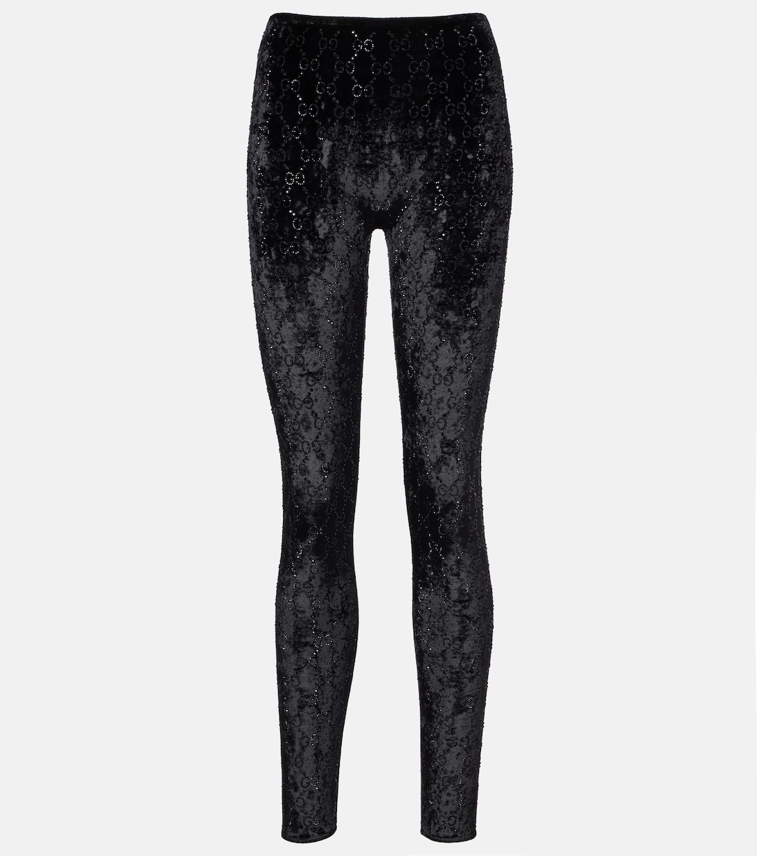 GG embellished chenille leggings | Gucci