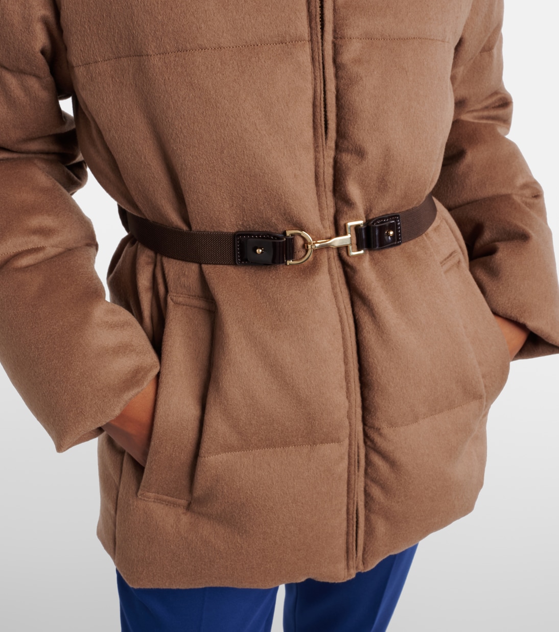 The Cube Corona camel hair puffer jacket | Max Mara