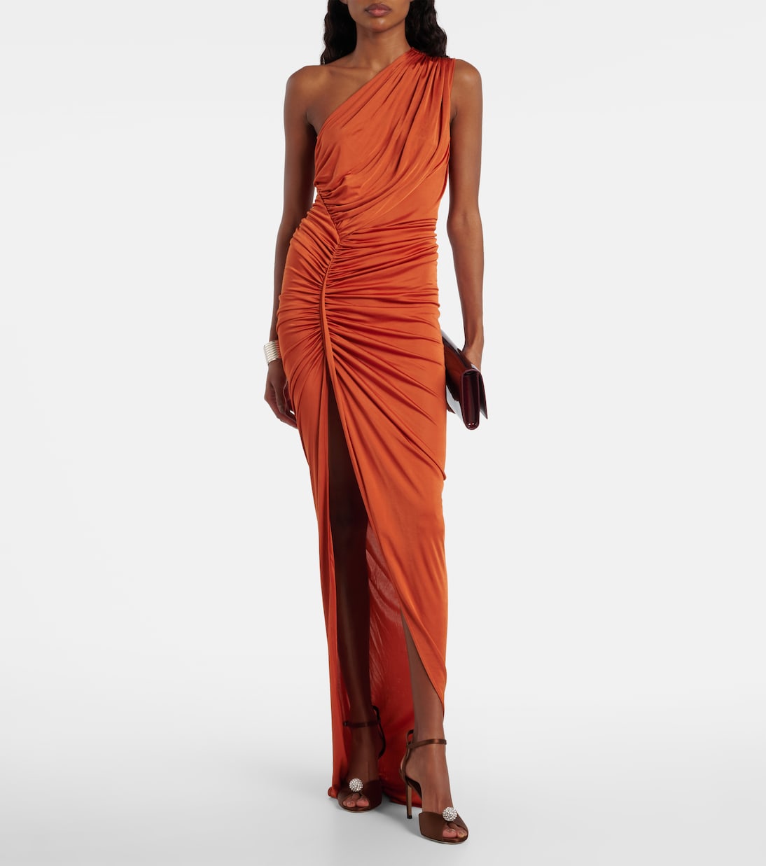 Sandales Sacora 85 en satin à ornements | Jimmy Choo