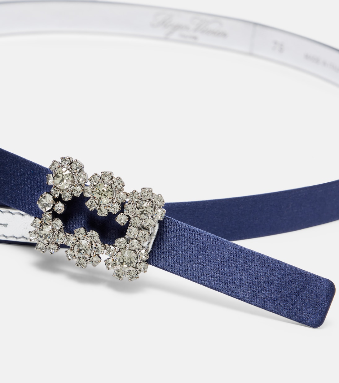 Efflorescence satin belt | Roger Vivier