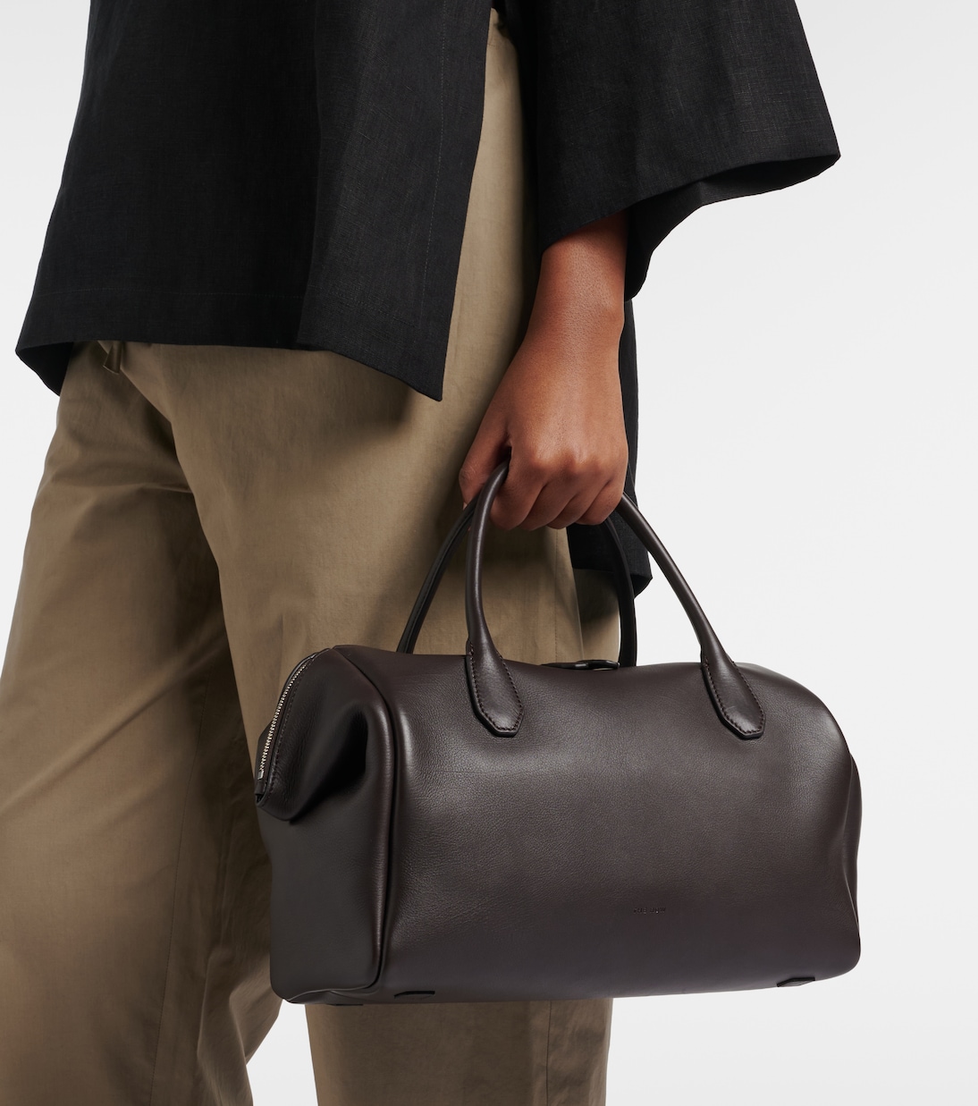 Faye leather bowling bag | The Row