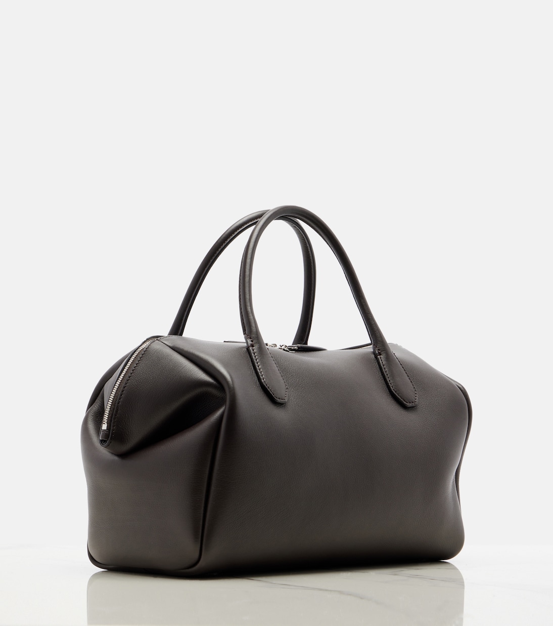 Faye leather bowling bag | The Row