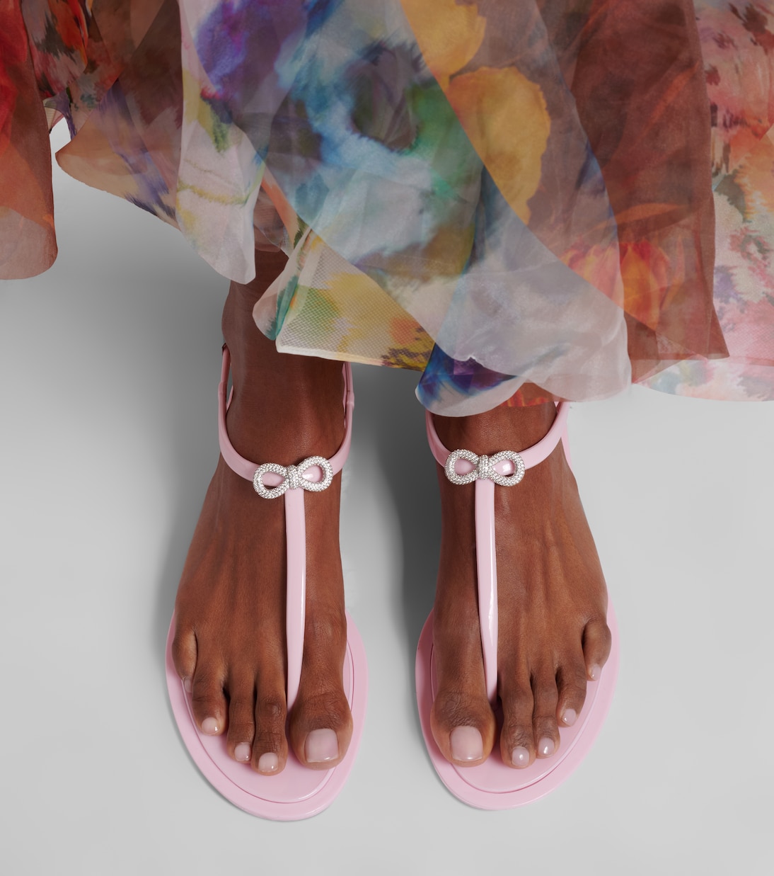 Riviera embellished thong sandals | Mach & Mach