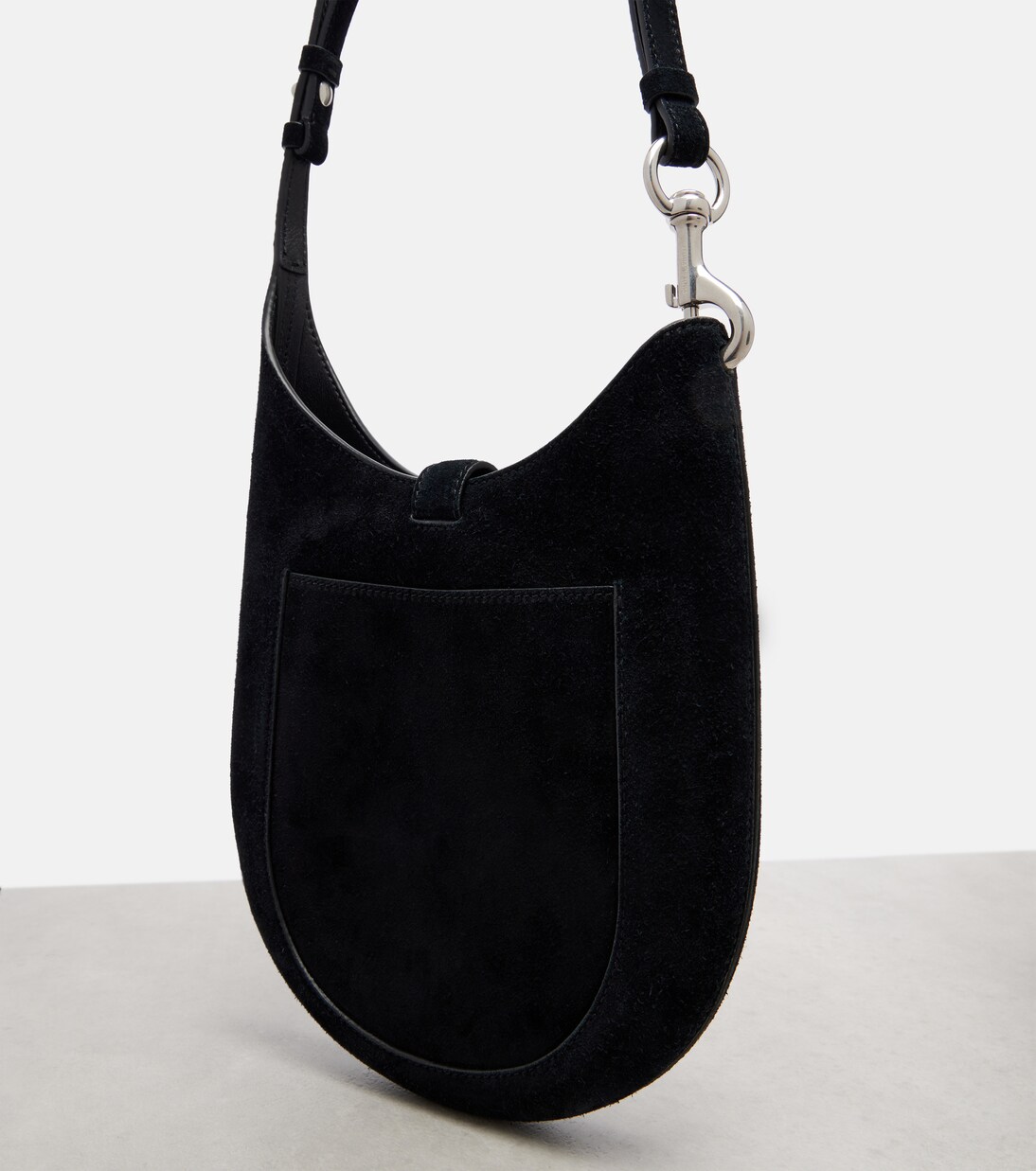 Bean suede shoulder bag | Phoebe Philo