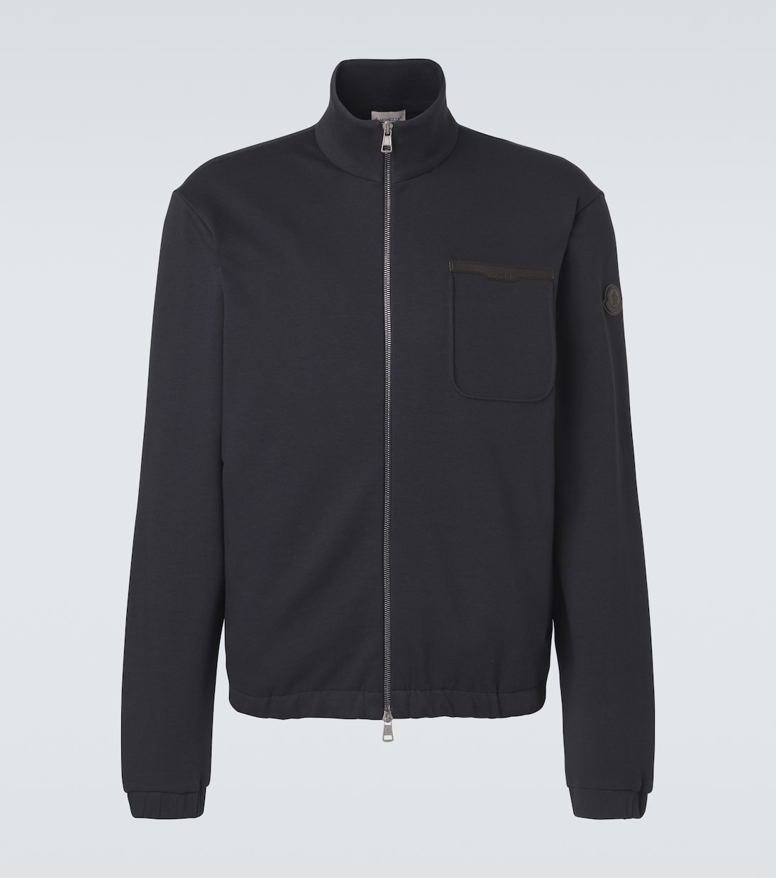 Cotton-blend zip-up sweater | Moncler