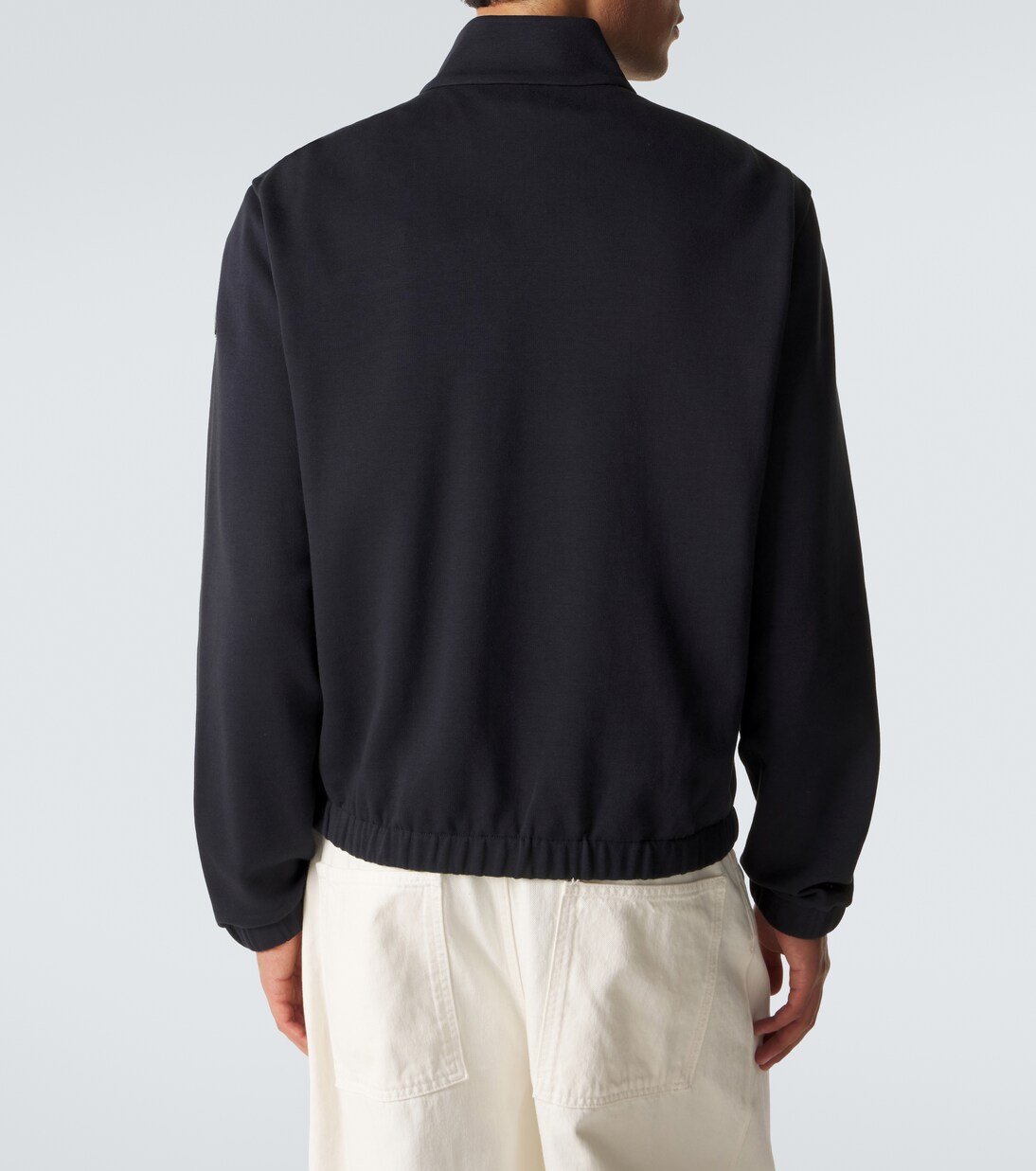 Cotton-blend zip-up sweater | Moncler