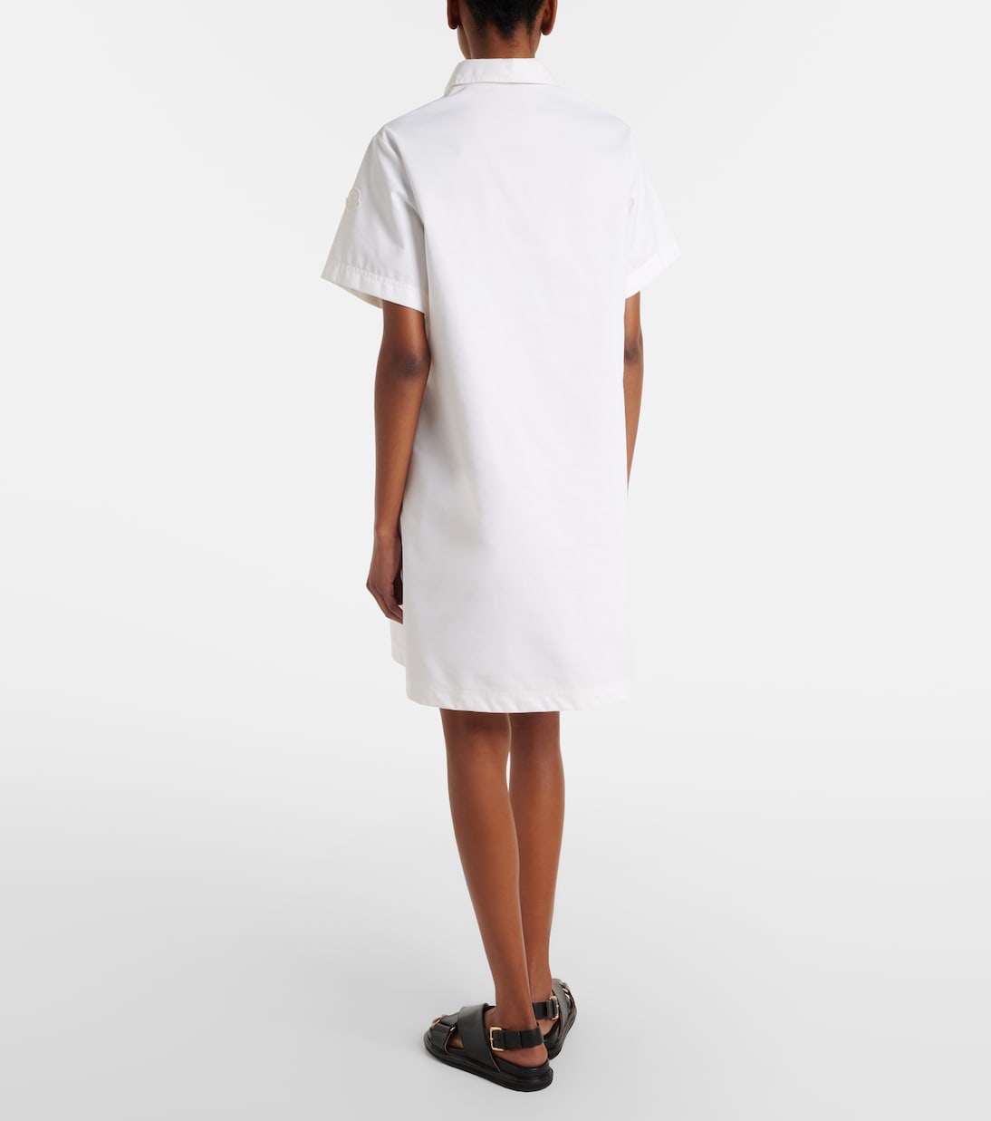 Besticktes Midikleid aus Popeline | Moncler