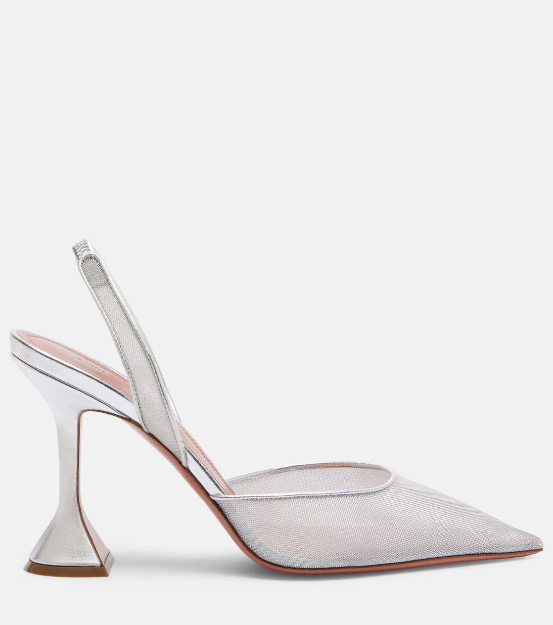 Pumps slingback Holli in mesh | Amina Muaddi