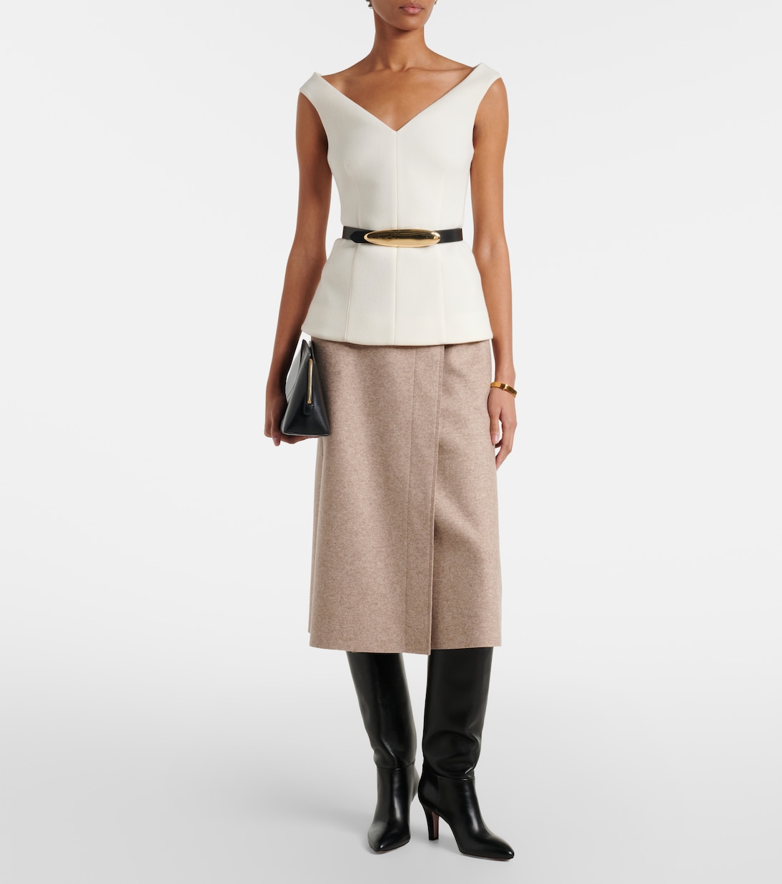 Elsa leather knee-high boots  | Paris Texas