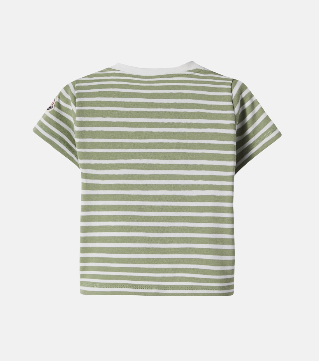 Bébé – T-shirt rayé en coton mélangé  | Moncler Enfant