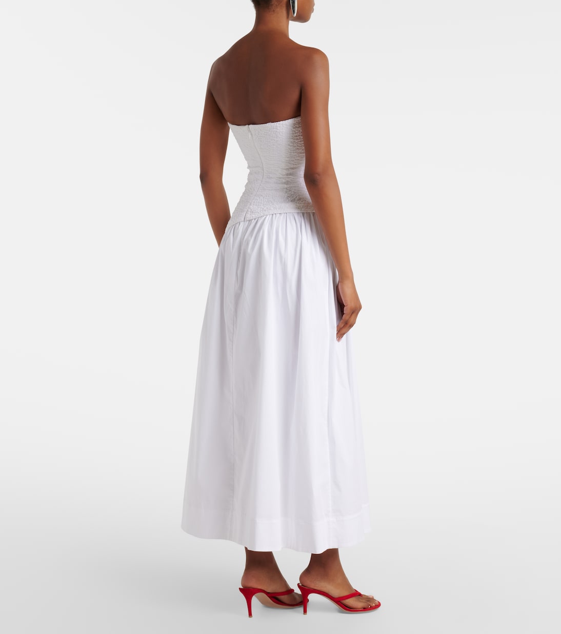 Nia cotton midi dress | Staud