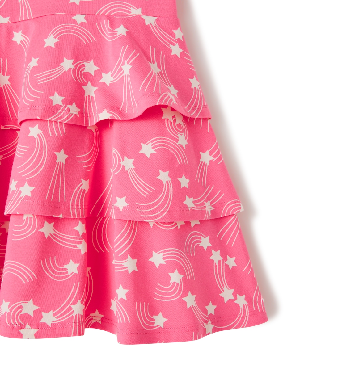 Robe étagée et imprimée en coton mélangé | Mini Rodini