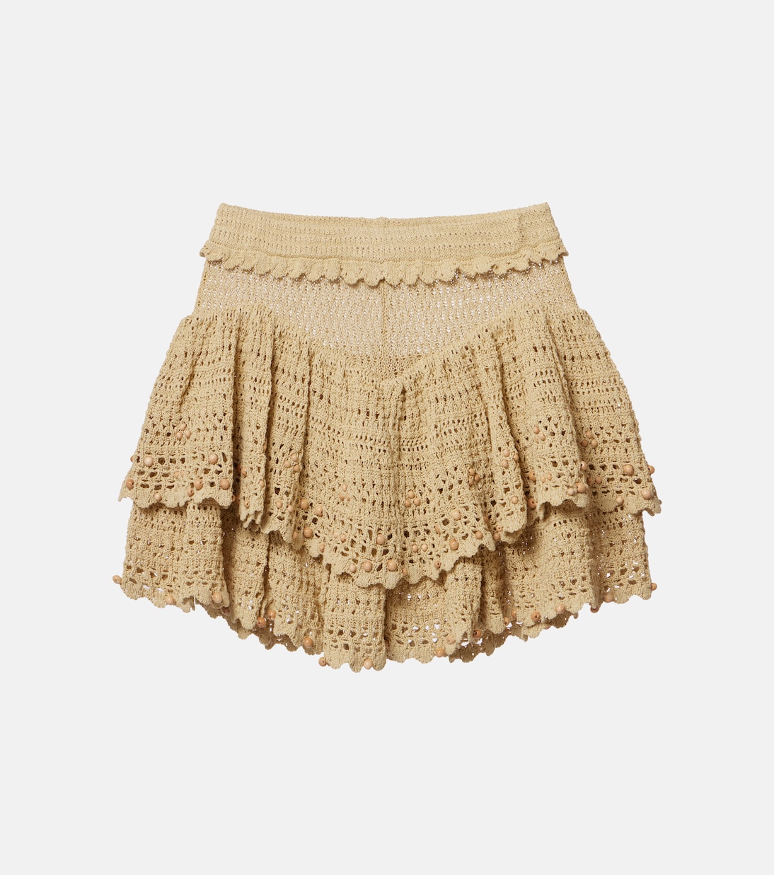 Olzea beaded crochet cotton-blend shorts | Isabel Marant