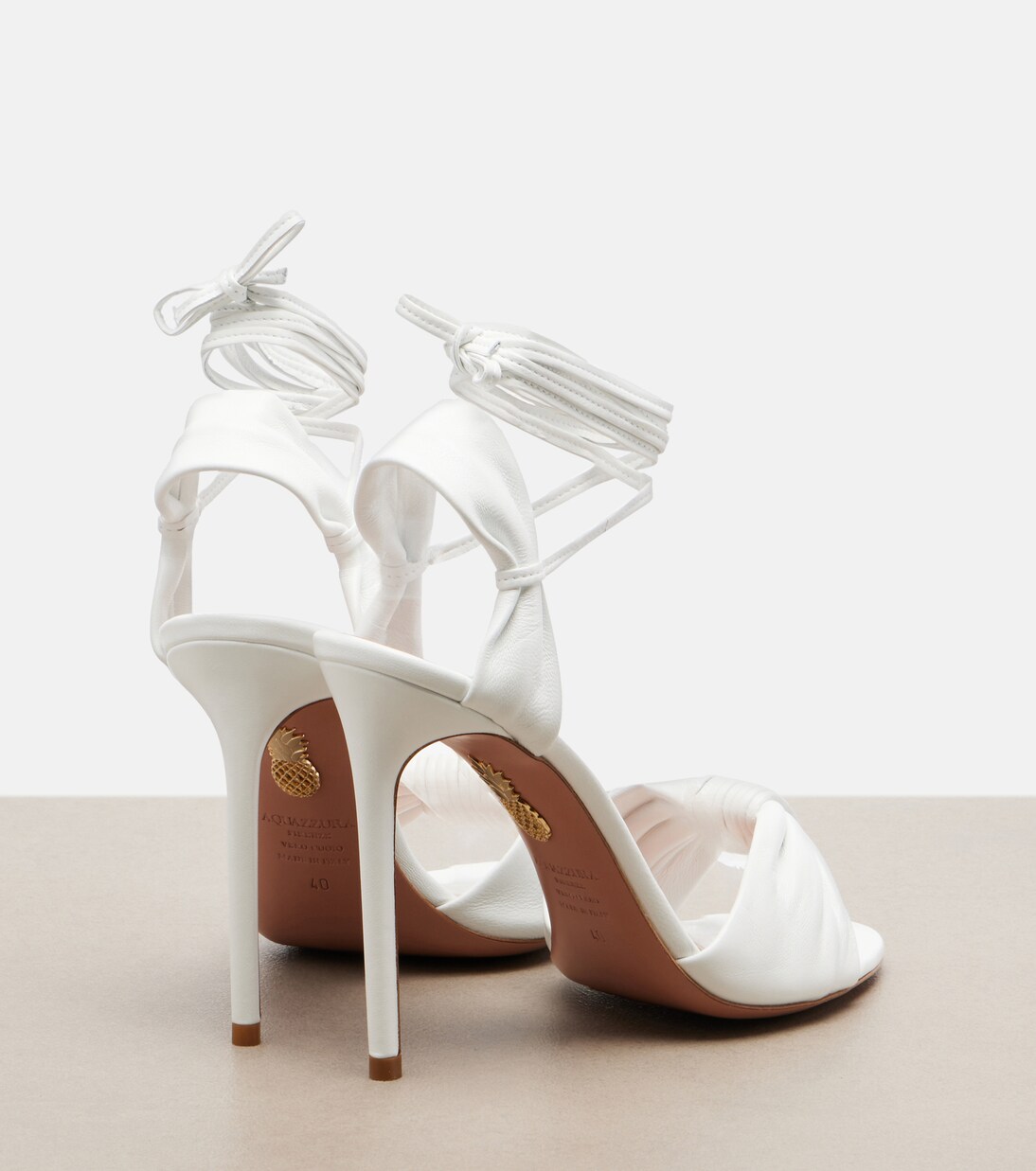 Sandalen Carina aus Leder | Aquazzura