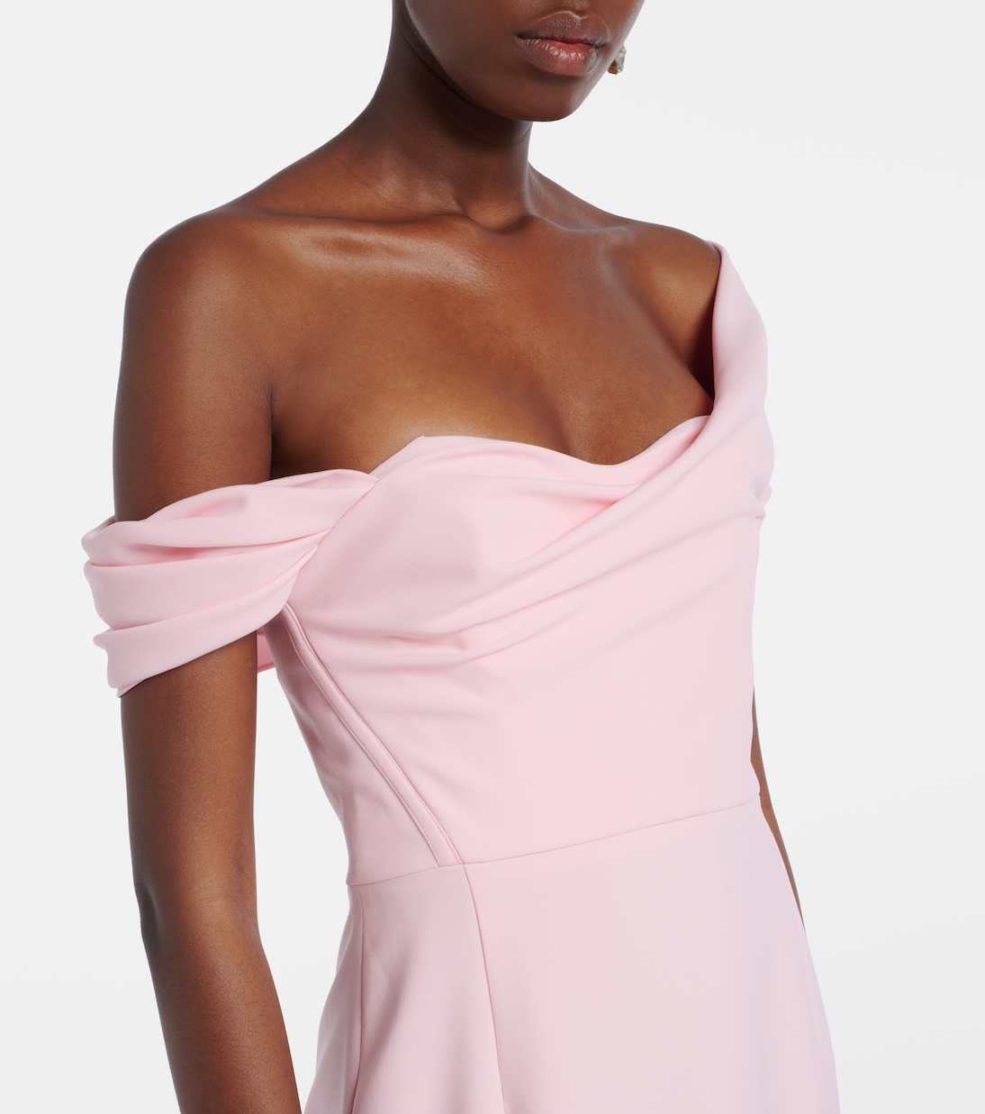 Sofia crêpe bustier gown | Carolina Herrera