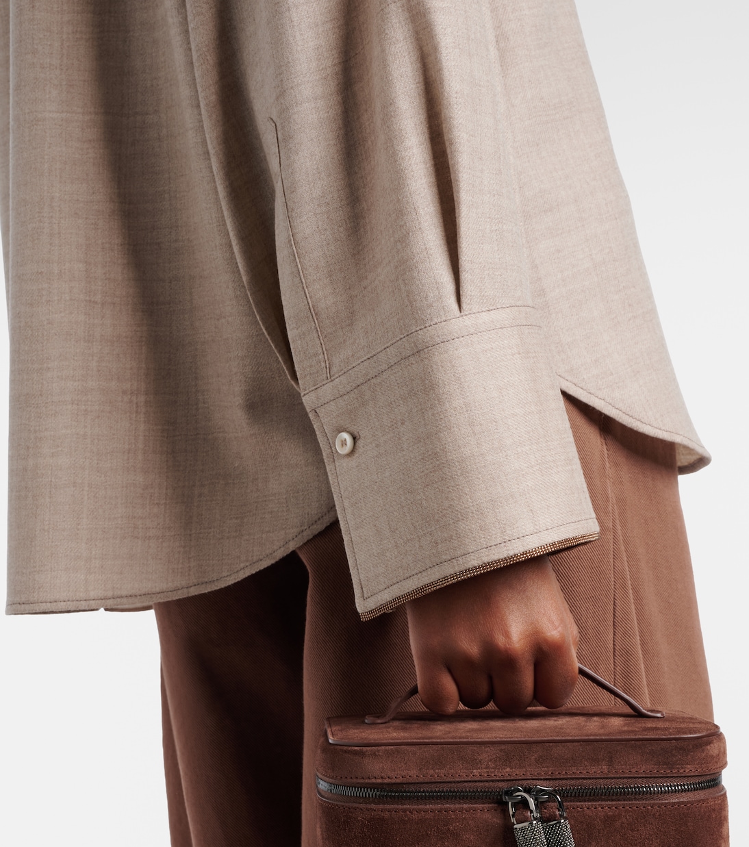 Hemd aus Schurwolle | Brunello Cucinelli