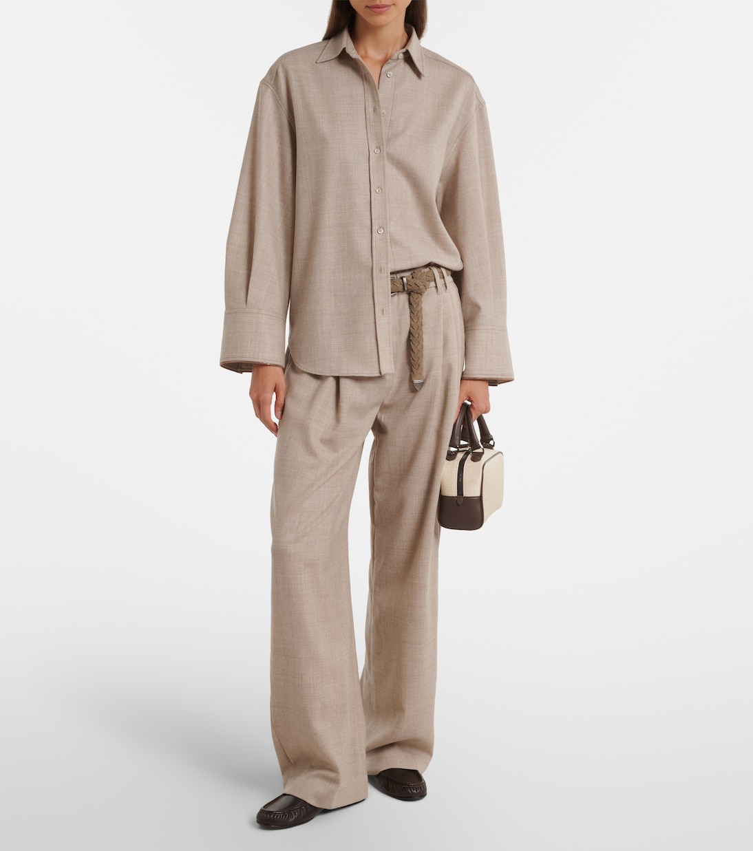 Hemd aus Schurwolle | Brunello Cucinelli