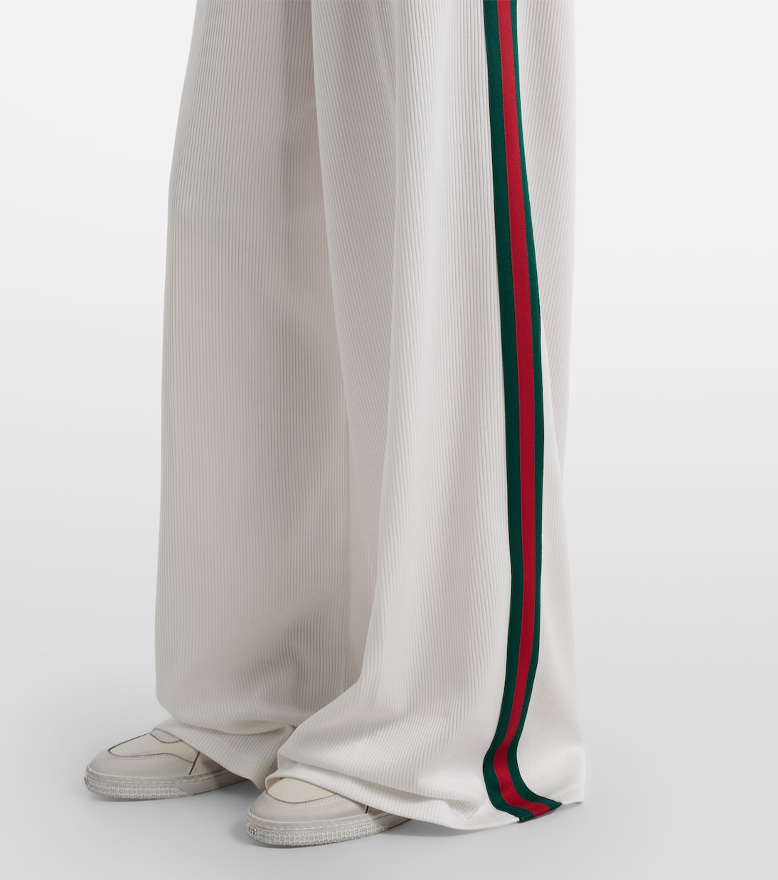 Web Stripe jersey sweatpants | Gucci