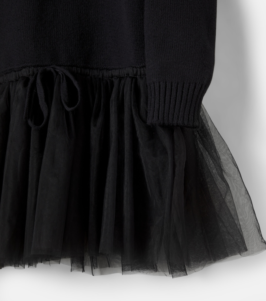 Cotton and wool sweater dress | Monnalisa