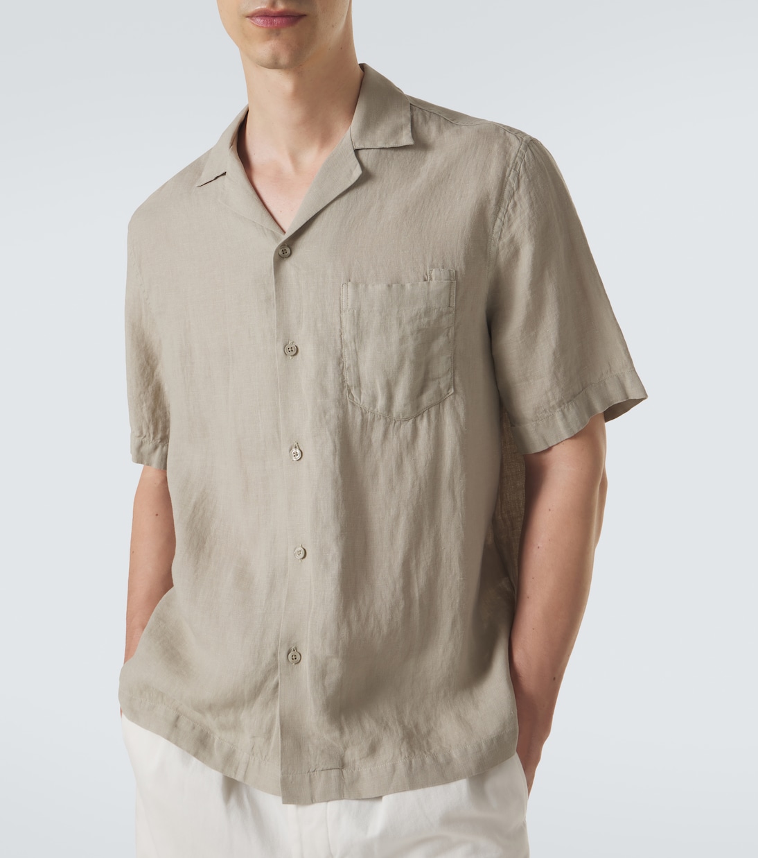 Camisa bowling Angelo de lino | Frescobol Carioca