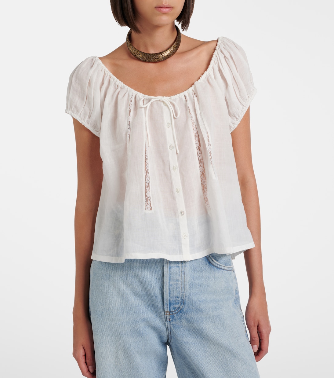 Tatev lace-trimmed top | Citizens of Humanity