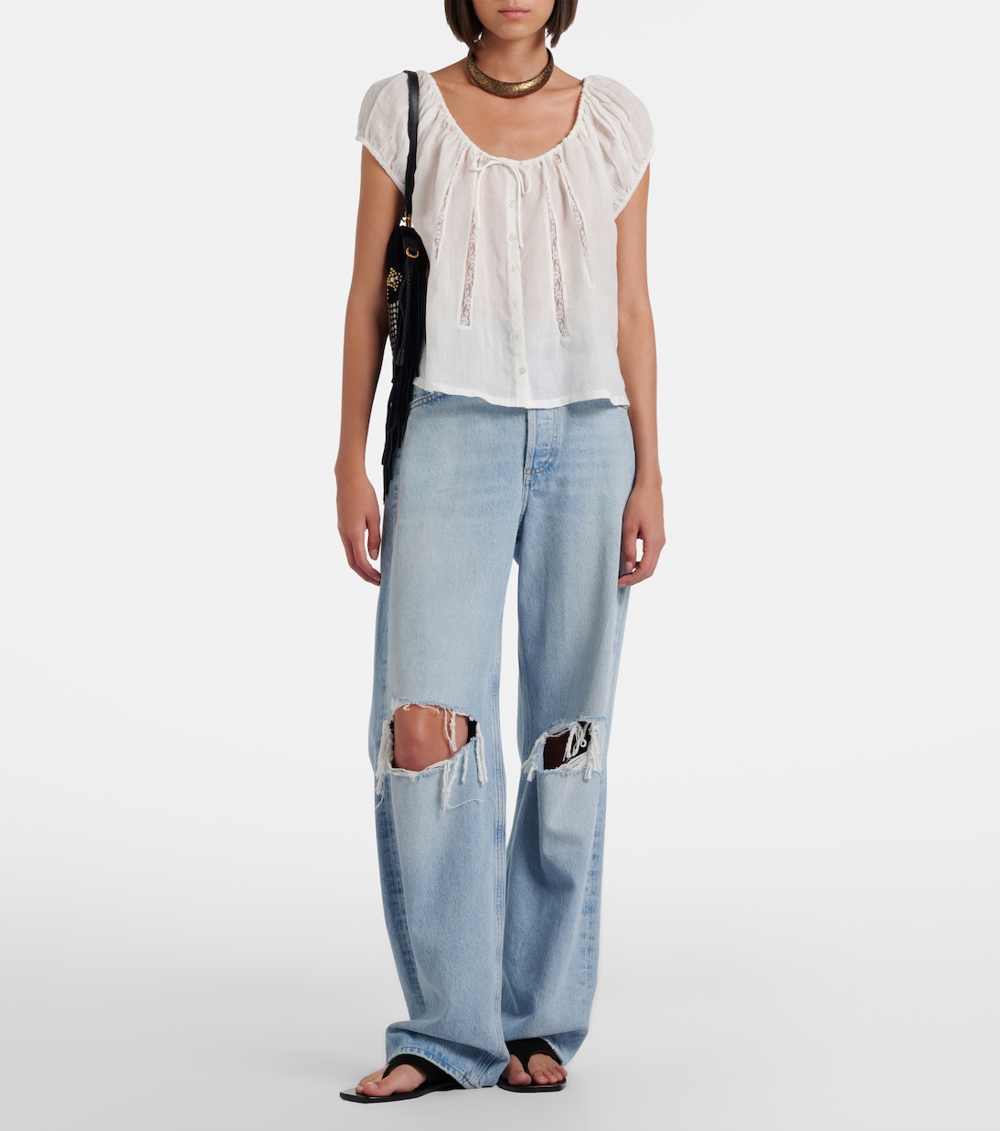 Tatev lace-trimmed top | Citizens of Humanity