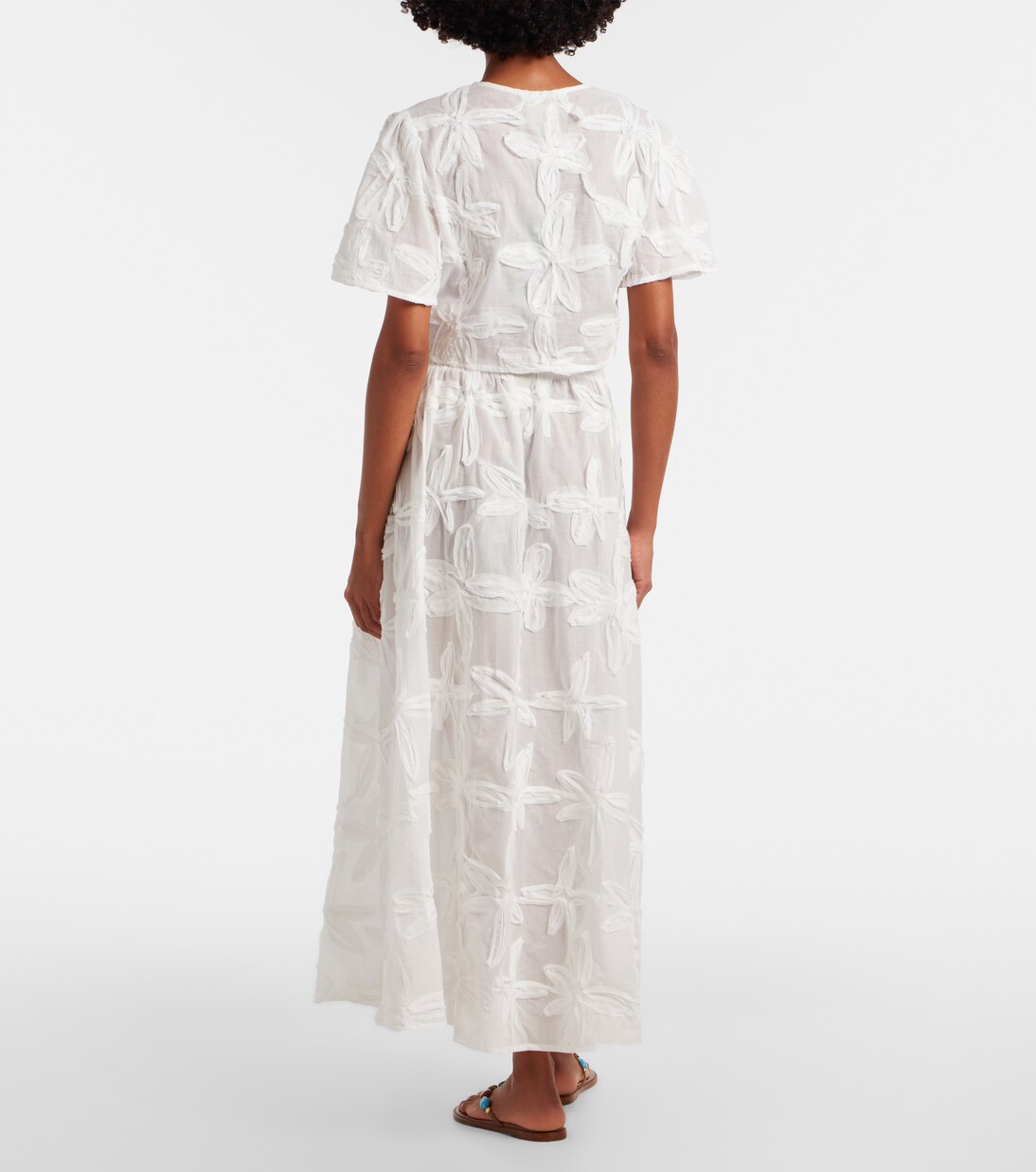 Coast Shell cotton midi skirt | Farm Rio