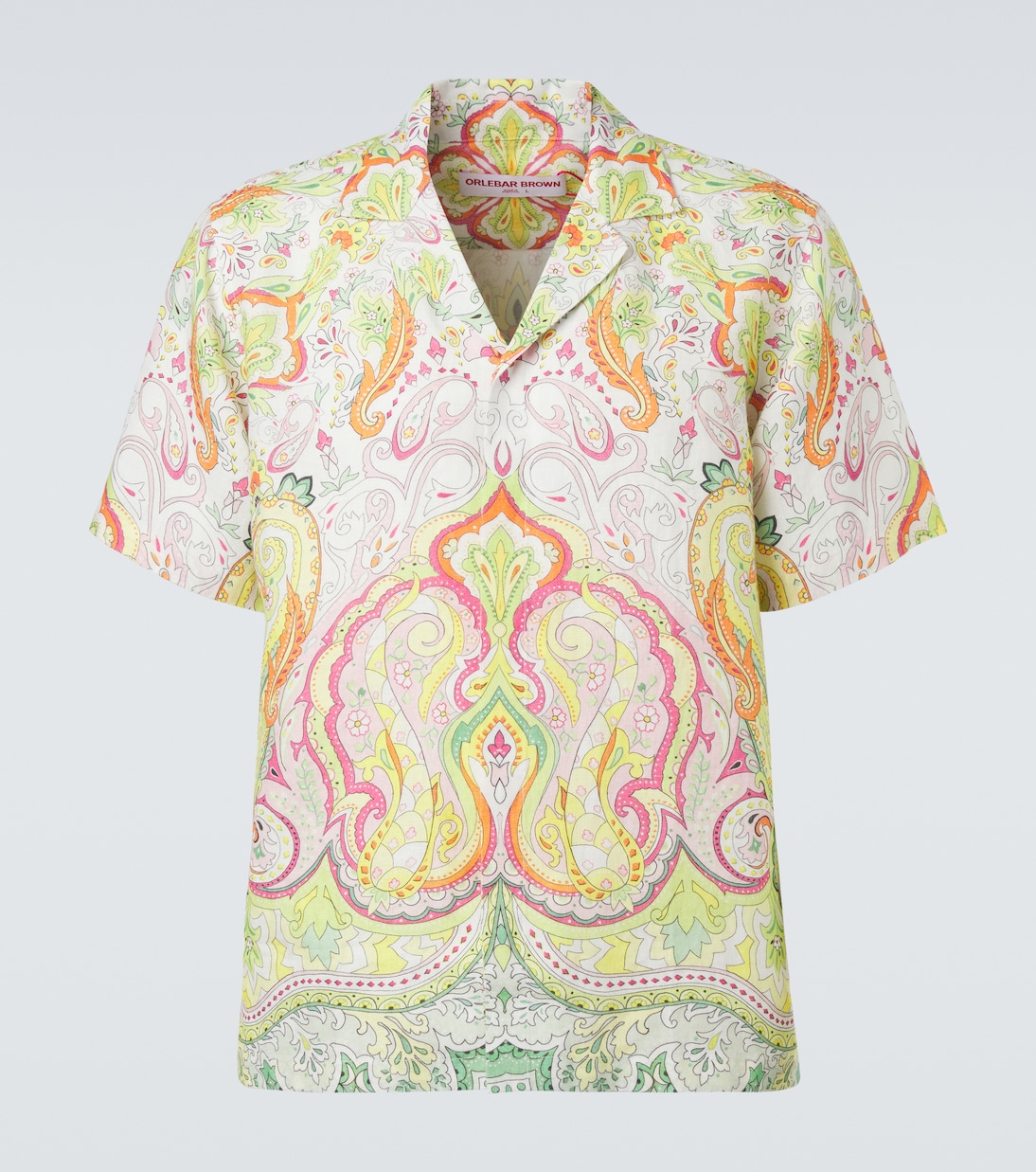 Maitan printed linen shirt | Orlebar Brown