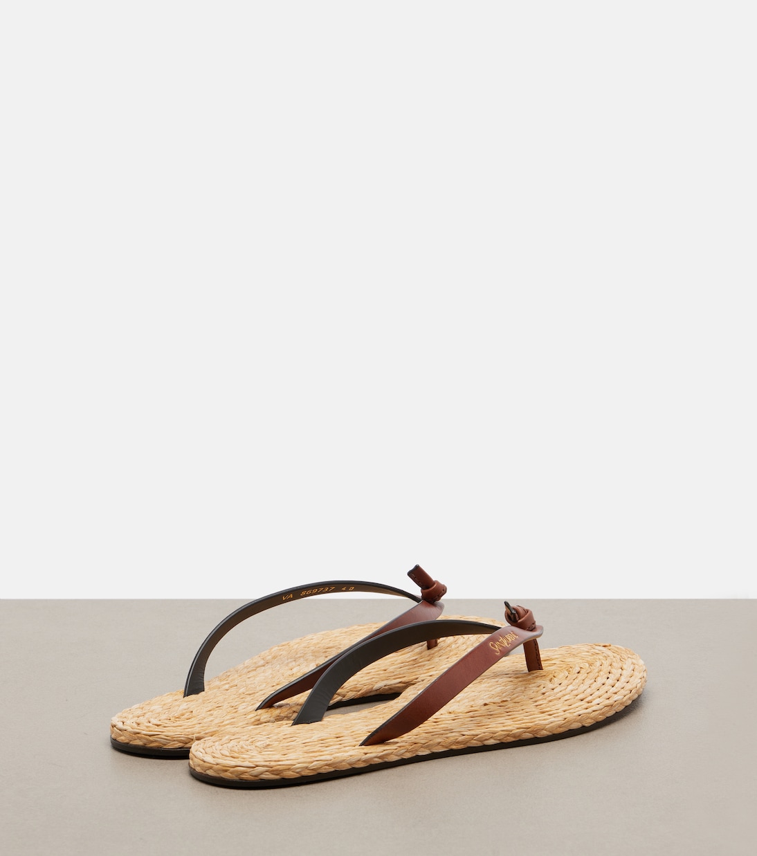 Sandalen Pool mit Leder | Saint Laurent