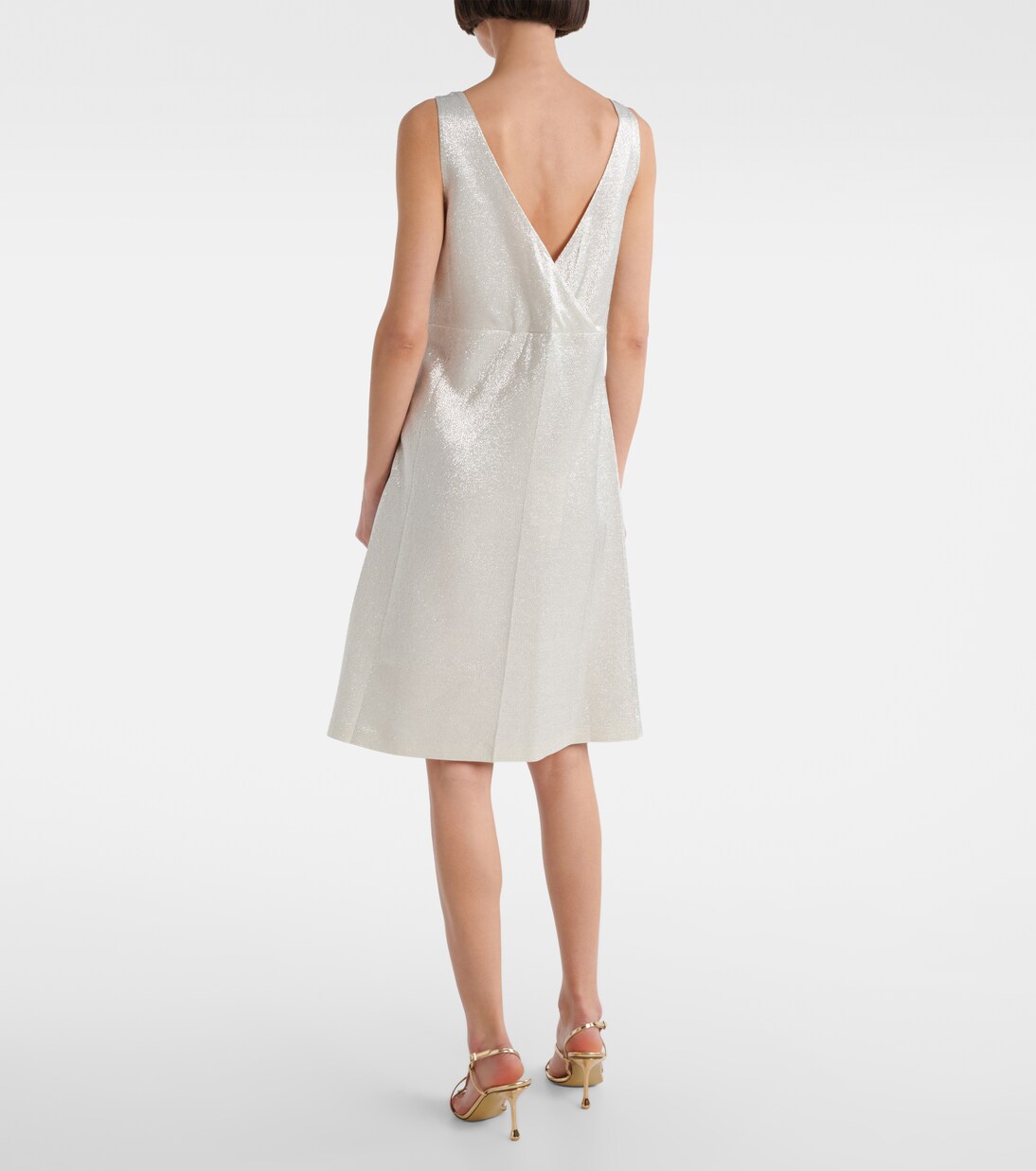 Miniabito in gabardine e lamé | Marc Jacobs